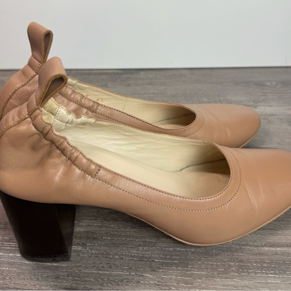 Everlane Day Heel Pecan Stacked Womens size 6.5  $178 - Picture 7 of 11
